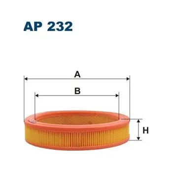 Vzduchový filtr Vzduchový filtr FILTRON AR 232