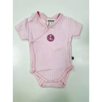 Kojenecký body Jacky Body s krátkým rukávem, růžové Velikosti: 56