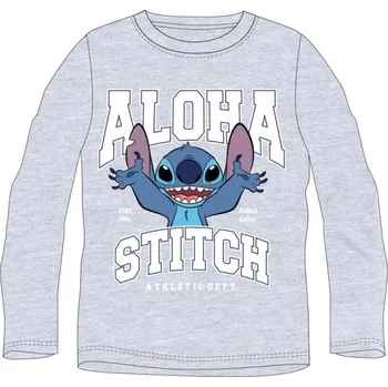 DOVOZ EU Chlapecké tričko Disney Stitch světle šedé Velikost: 104