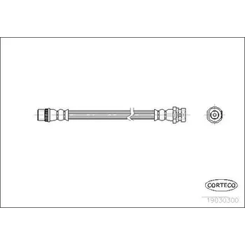Brzdová hadice Brzdová hadice CORTECO 19030300