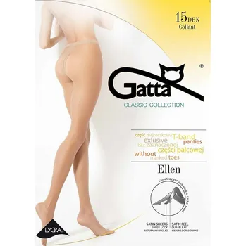 Dámské punčochy Dámské punčochové kalhoty Gatta |Ellen 15 den golden/odd.béžová 4-L