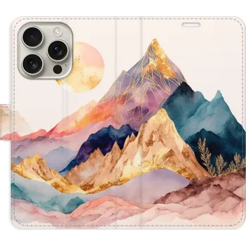 Pouzdro na mobilní telefon Flipové pouzdro iSaprio - Beautiful Mountains - iPhone 16 Pro