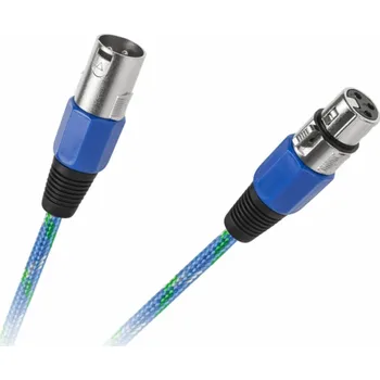 Audio kabel XLR - XLR kabel 5m modrý (KPO2754-5)