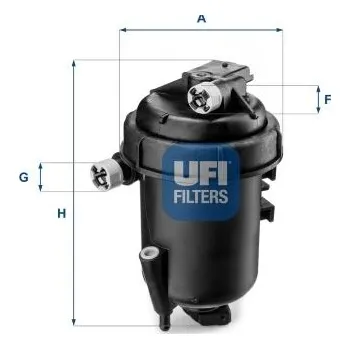 Palivový filtr Palivový filtr UFI 55.144.00