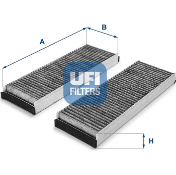 Ventilátor topení a klimatizace Filtr, vzduch v interiéru UFI 54.153.00