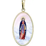 Aljančič Svatá Panna Maria největší medailonek 571H zlato