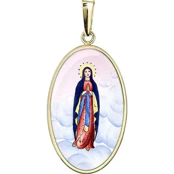 Přívěsek Aljančič Svatá Panna Maria největší medailonek 571H zlato