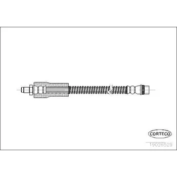 Brzdová hadice Brzdová hadice CORTECO 19026529