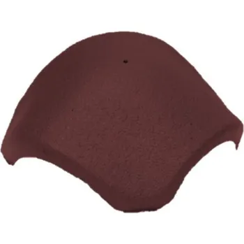 Střešní krytina Hřebenáč BMI BRAMAC EU rozdělovací bez vrutu protect plus – červenohnědá