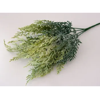 umělá květina Umělé květiny - Jalovec bílo-zelený