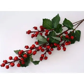 umělá květina Umělé květiny - Větev s červenými plody