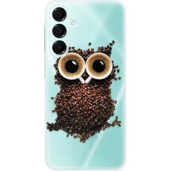 Pouzdro na mobilní telefon Odolné silikonové pouzdro iSaprio - Owl And Coffee - Samsung Galaxy A16 5G