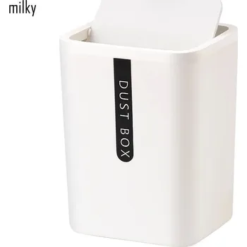 Odpadkový koš Mini odpadkový koš na stůl - Bílá