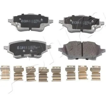 Brzdová destička Sada brzdových destiček, kotoučová brzda ASHIKA 51-02-263