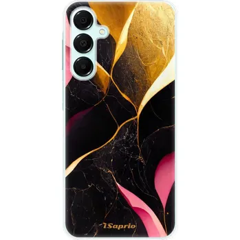 Pouzdro na mobilní telefon Odolné silikonové pouzdro iSaprio - Gold Pink Marble - Samsung Galaxy A16 5G