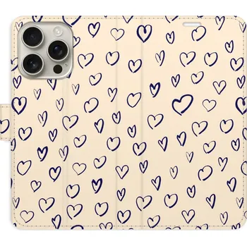 Pouzdro na mobilní telefon Flipové pouzdro iSaprio - Heart Light 02 - iPhone 16 Pro