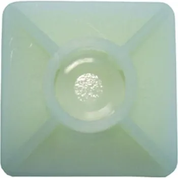 Stahovací páska PROTECCLASS PROTEC Příchytka PKB-BS 19x19mm samolepící přírodní 05100827