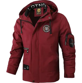 Pánský kabát Pánská zimní bunda ND835 Barva: Vínová, Velikost: 2XL