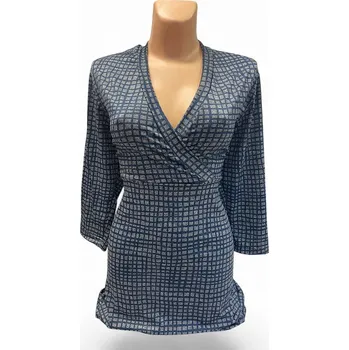 Halenka SAVAŠE, Barva Šedomodrá, Velikost XL 44, Materiál 98% Polyester 2% Lycra