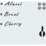 vidaXL Nástěnná magnetická tabule skleněná 40 x 40 cm [285367] Barva: Bílá