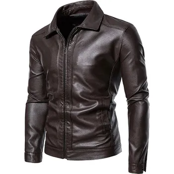 Moto bunda Pánská kožená bunda ND134 Barva: Kávová, Velikost: L