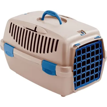 přepravka pro zvíře Stefanplast Gulliver 1 plastová dvířka, travertin