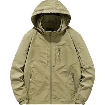 Pánská softshellová bunda Pánská bunda ND241 Barva: Khaki, Velikost: 5XL