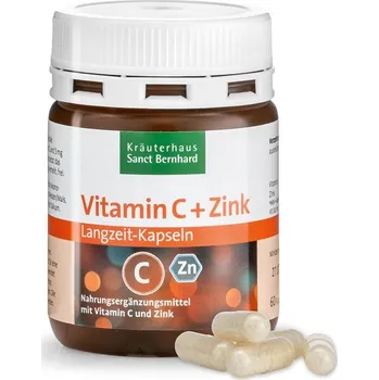 Sanct Bernhard Vitamin C + Zinek postupné uvolňování 60 kapslí