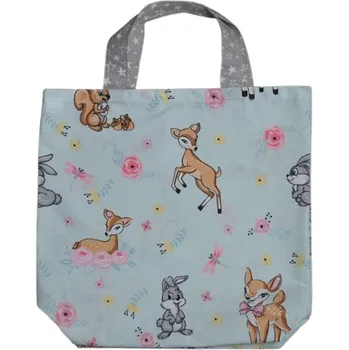 Nákupní taška Šatoli.cz Dětská nákupní taška Srnka na mentolové