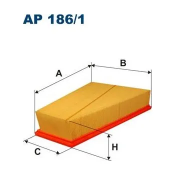 Vzduchový filtr Vzduchový filtr FILTRON AP 186/1