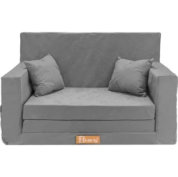 Obývací pokoj Flumi Dětská rozkládací pohovka šedá