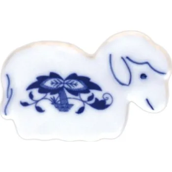 Český porcelán, Dubí Magnetka - ovečka Velikost: 60 x 40 mm Výška: 3 mm 70724 I.jakost