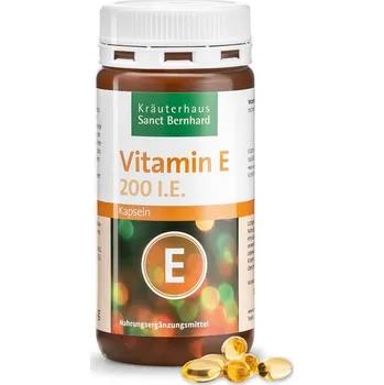 Přírodní produkt Sanct Bernhard Vitamín E přírodního původu 200 I.E. 240 kapslí