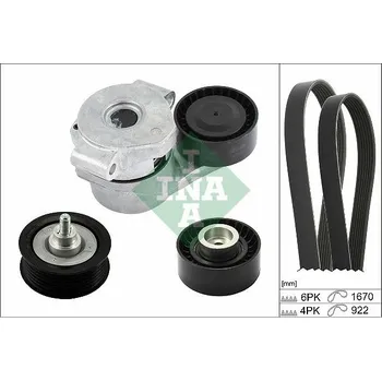 Sada žebrovaných klínových řemenů Schaeffler INA 529 0301 10