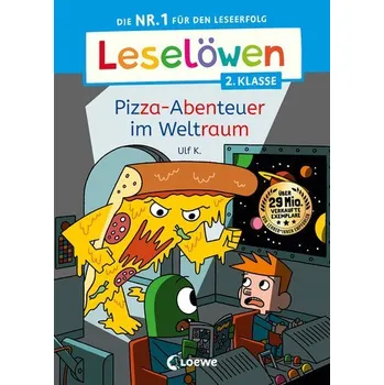 První čtění Leselöwen 2. Klasse - Pizza-Abenteuer im Weltraum - K., Ulf