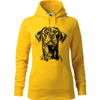 Dámská mikina Mikina - Doga Barva: Žlutá (04), Velikost: XXL, Střih: Dámské