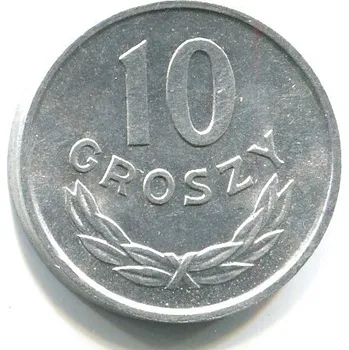 POLSKO. 10 groszy 1976.