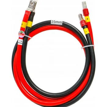 elektrický kabel 200cm kabel LGY 35 M8 pro akumulátory a invertory