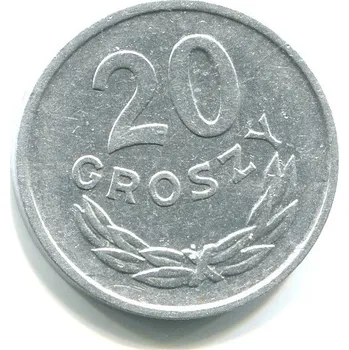 POLSKO. 20 groszy 1967.