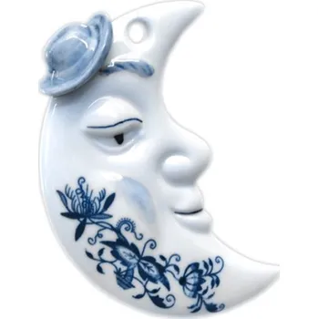 Český porcelán, Dubí Vánoční ozdoba - měsíček I.jakost