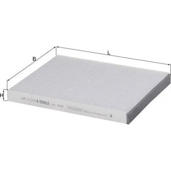 Ventilátor topení a klimatizace Filtr, vzduch v interiéru KNECHT LA 484