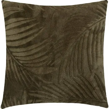 Polštář POLŠTÁŘ FLANELOVÝ POLŠTÁŘ olivové barvy ZOA 40 x 40 cm