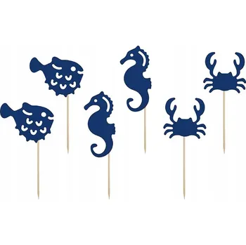 Obraz Ozdoby na muffiny Ahoy Party Deco 6 ks