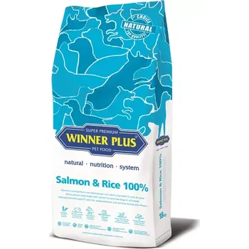 Krmivo pro psa Winner Plus Salmon &amp; Rice 100% ( Losos s Rýží ) - 3kg