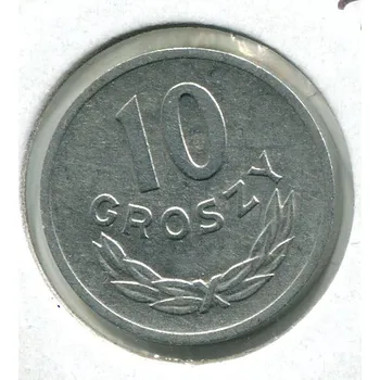 POLSKO. 10 groszy 1968.