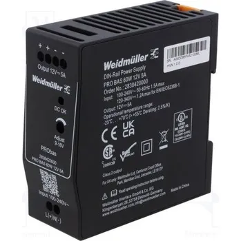 spínaný zdroj WEIDMÜLLER PROBAS-60W12V5A