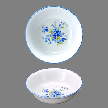 Český porcelán, Dubí Miska kompotová 14 cm Rokoko pomněnky