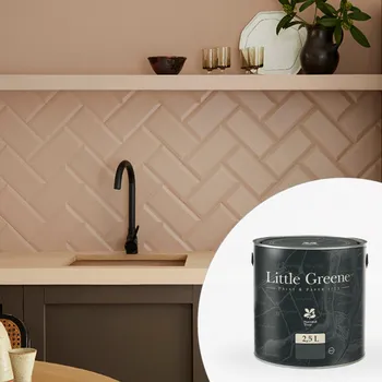 Lak na dřevo Little Greene Barva na kachličky - Polomatná - 2,5L - Intelligent Satin Vyberte odstín:: Angie (185)