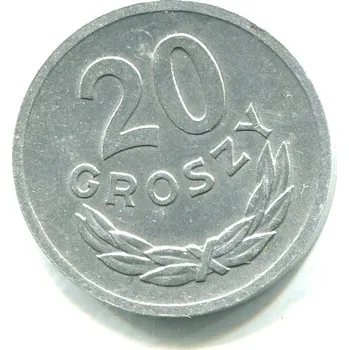 POLSKO. 20 groszy 1970.