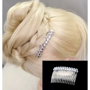 Ozdoba do vlasů Hřebínek do vlasů Altea svatební průhlednými kamínky BH41